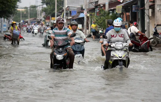 Cảnh báo ngập cục bộ ở khu vực Định Quán - Đồng Nai