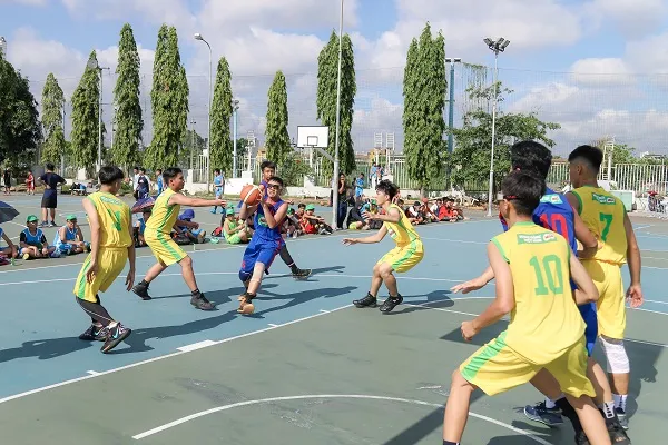 Khai mạc giải bóng rổ Festival trường học TPHCM 2019