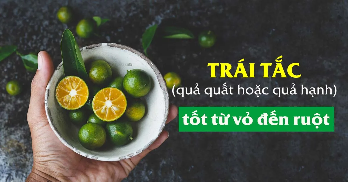 5 công dụng của trái tắc và những lưu ý khi dùng