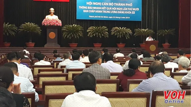 TPHCM thông báo nhanh kết quả Hội nghị lần thứ 10 Ban chấp hành Trung ương Đảng khóa XII