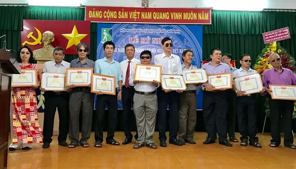 Lễ kỷ niệm 40 năm thành lập Hội người mù TPHCM