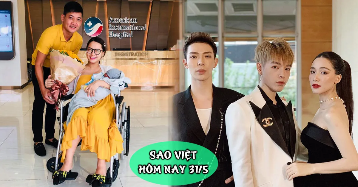 Sao Việt hôm nay 31/5: Hải Băng xuất viện sau 5 ngày sinh con, Hòa Minzy xuất hiện khác lạ