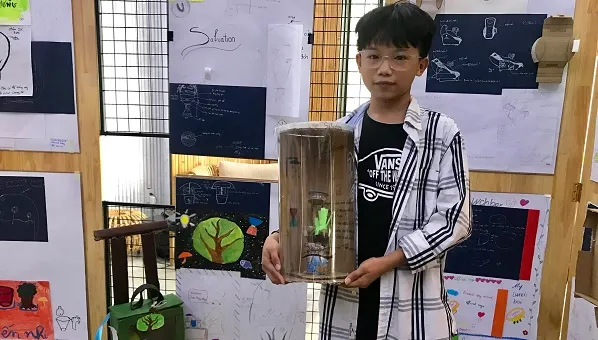 Trẻ em thiết kế sản phẩm thân thiện với trái đất