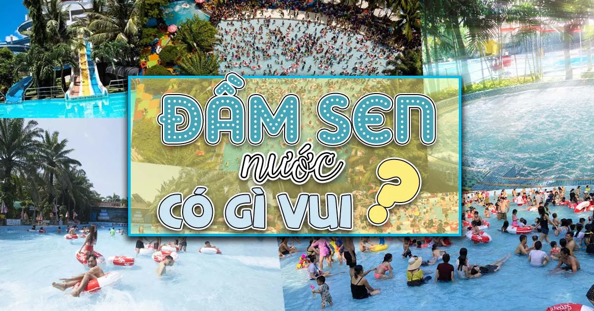 Vui hết cỡ ở Đầm Sen nước - tên gọi thân quen của công viên nước Đầm Sen