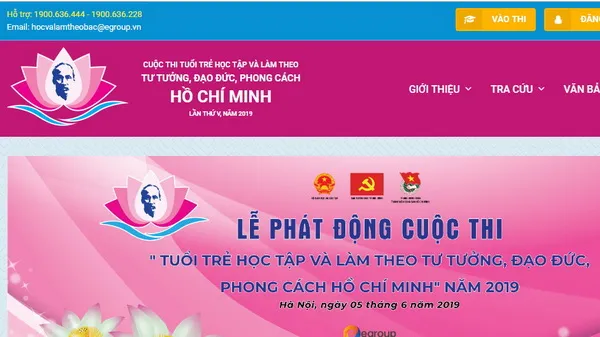Phát động thi trực tuyến Tuổi trẻ học tập và làm theo tư tưởng, đạo đức, phong cách Hồ Chí Minh