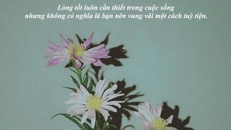 Góc chia sẻ: Ngừng nhầm lẫn giữa ‘lòng tốt và sự nhu nhược
