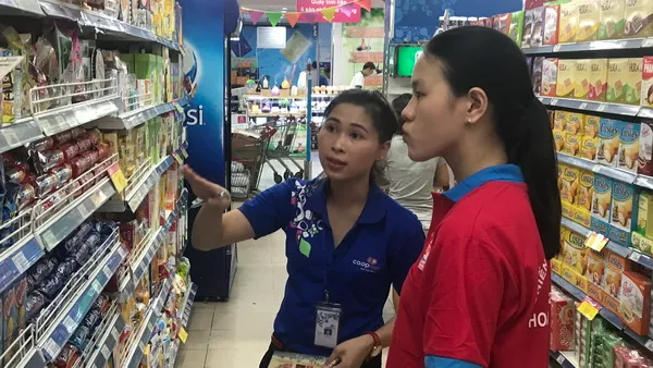 650 học sinh tham gia trải nghiệm một ngày làm nhân viên siêu thị