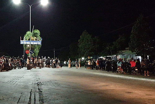 Thiếu úy biên phòng nổ súng bắn nhiều người bị thương ở Long An