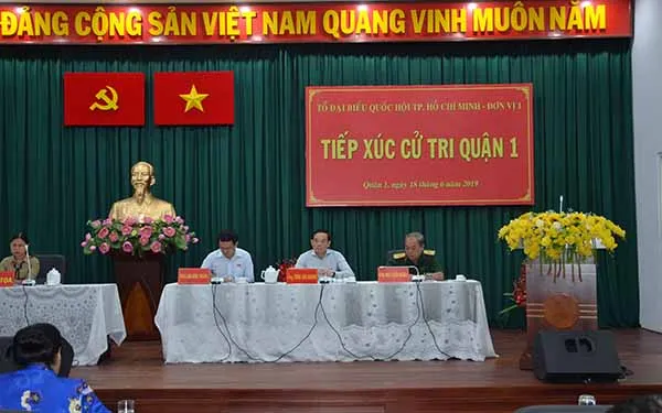 Cử tri Quận 1 kiến nghị cần mạnh tay với tín dụng đen