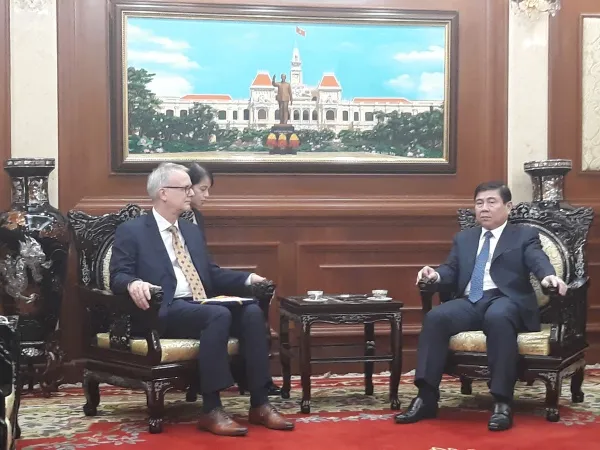 Tổng Lãnh sự Đức chào từ biệt lãnh đạo TPHCM