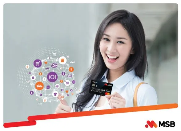Mua sắm và tích điểm với thẻ liên kết Vpoint - MSB