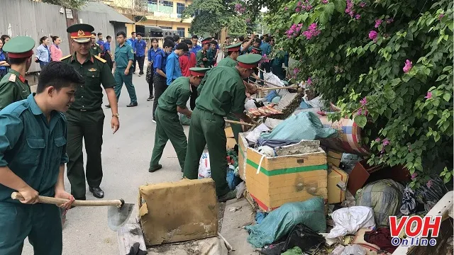 Hơn 22.000 đoàn viên, thanh niên lực lượng vũ trang tham gia Chiến dịch Hành Quân Xanh năm 2019