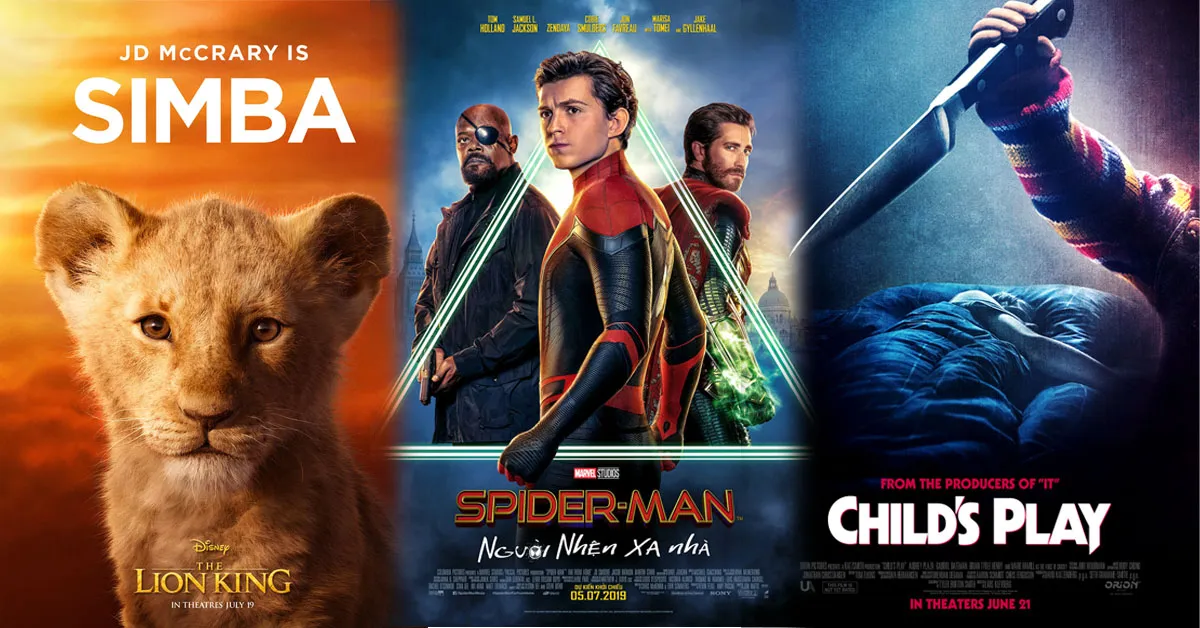 Phim chiếu rạp tháng 7: The Lion King và Spider Man, hai đối thủ nặng ký trong đường đua tháng 7