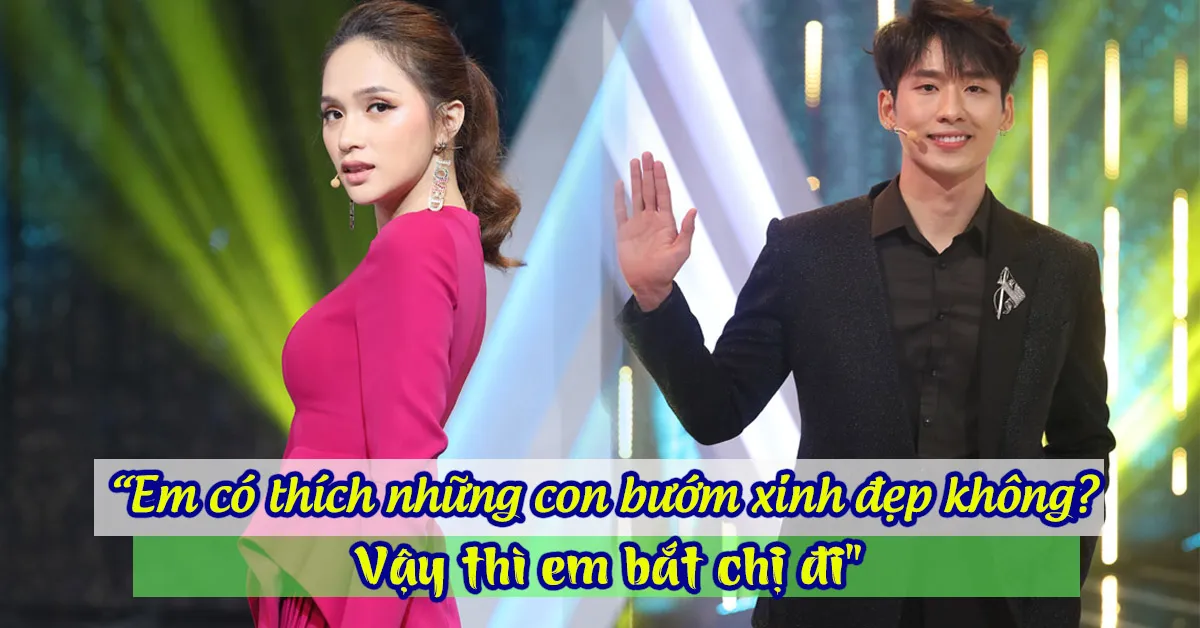 Hương Giang dùng chiêu gọi bướm, tích cực thả thính hotboy Tuấn Trần tại Người Ấy Là Ai?