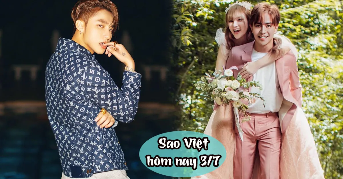 Sao Việt hôm nay 3/7: Sơn Tùng M-TP trở thành hiện tượng châu Á, Thu Thủy trả lời tin cưới chạy bầu