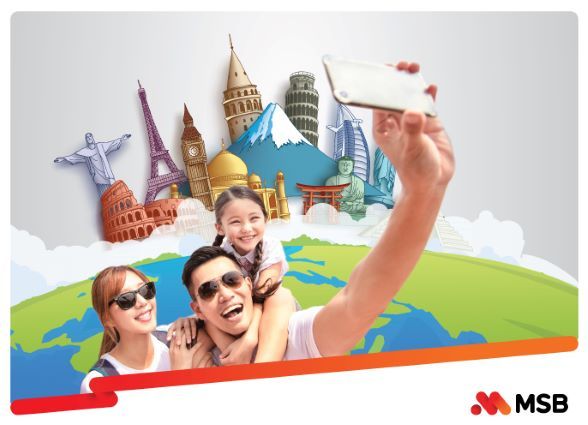 Ưu đãi tới 5 triệu đồng cho chủ thẻ MSB Visa khi đặt tour tại Vietravel trong tháng 7