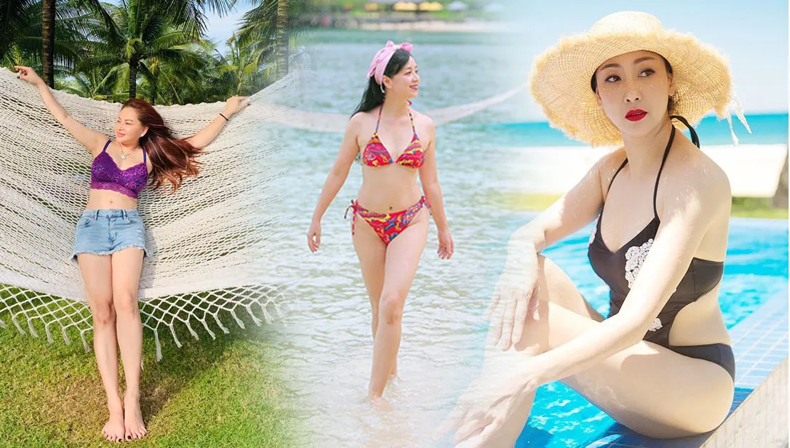 Dù đã U50, các mỹ nhân Vbiz này vẫn khiến các thiếu nữ e dè vì diện bikini quá chuẩn