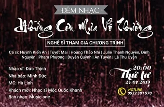 [Trực tiếp] - Tìm Tôi Tối Thứ Tư tháng 7/2019: Đêm nhạc ‘Những cơn mưa vô thường’