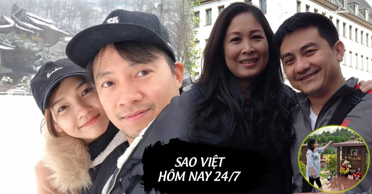 Tin tức sao Việt 24/7: Hồng Vân viếng mộ Anh Vũ - bà xã Tiến Đạt khoe ly trà sữa đắt giá