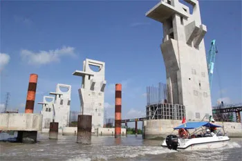 Các công trình chống ngập của TP đã hoàn thành trên 75% khối lượng công trình