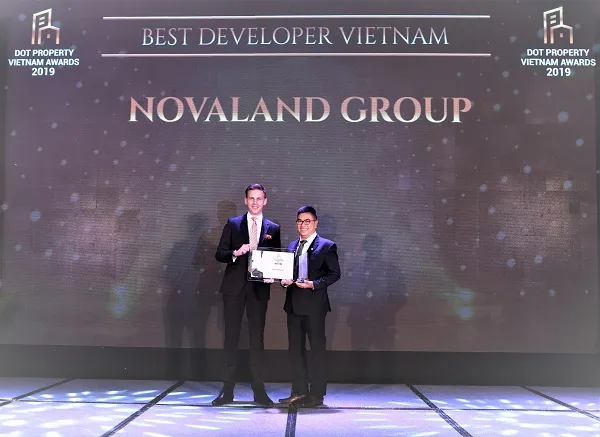 Novaland Group đạt giải Best Developer Vietnam tại Dot Property Vietnam Awards 2019