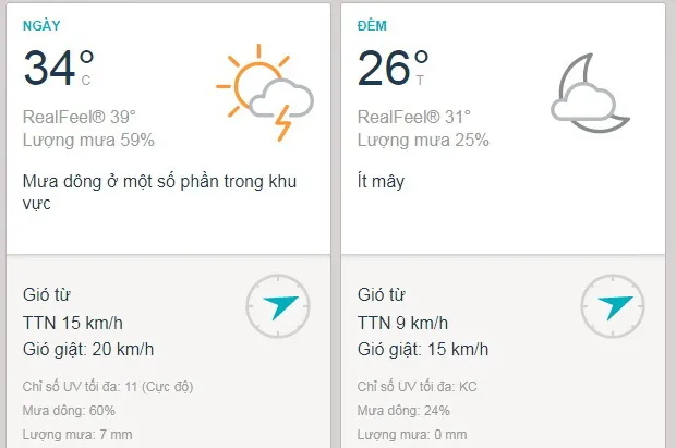 Dự báo thời tiết TPHCM hôm nay 27/7: Chiều có mưa