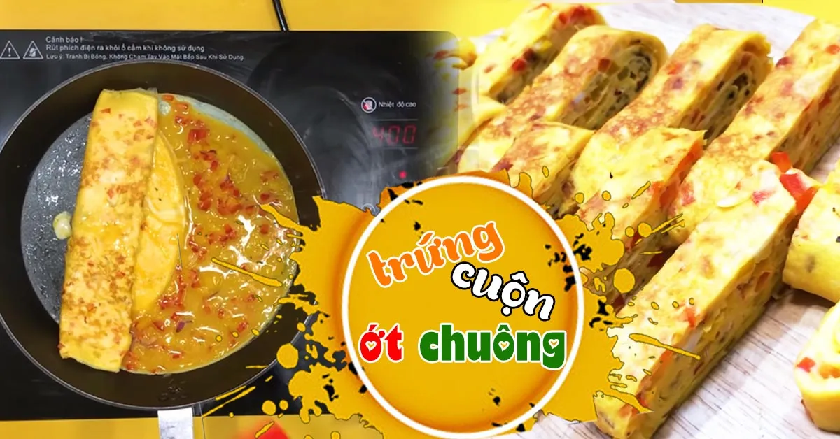 Cách làm trứng cuộn nhanh tích tắc chỉ qua 4 bước đơn giản