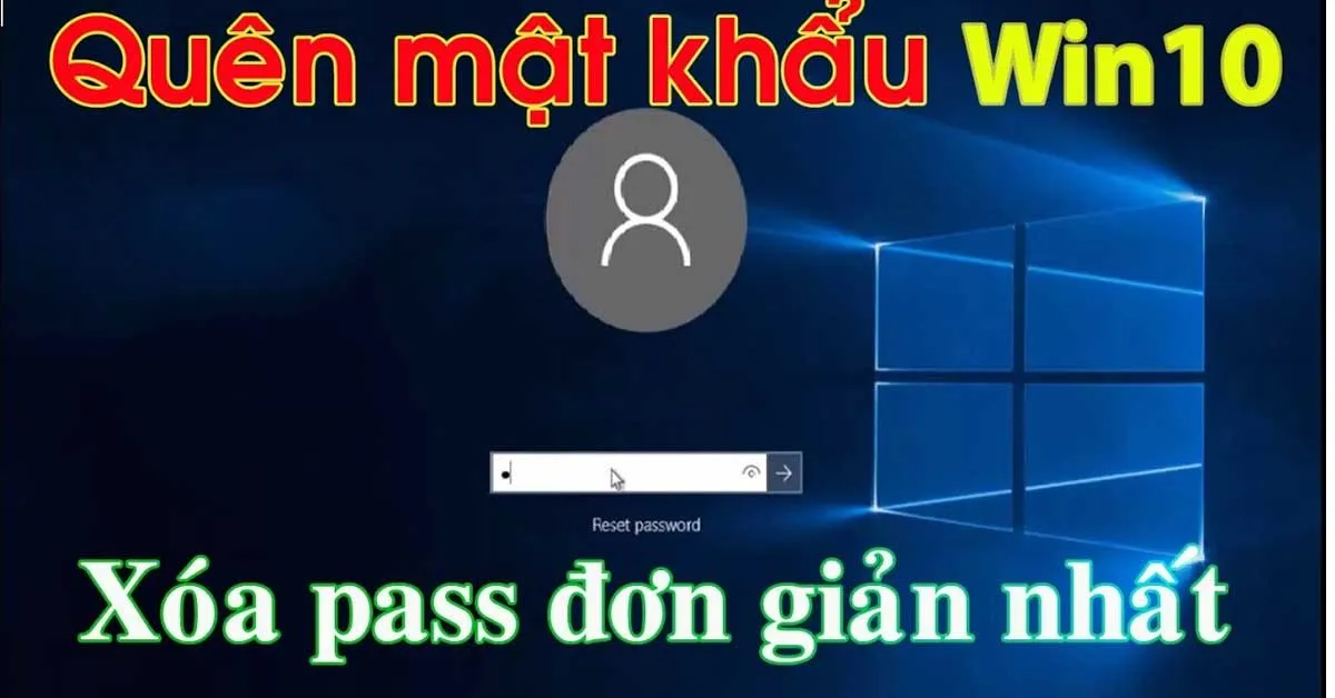 Khôi phục nhanh chóng khi quên mật khẩu máy tính Windows 7, 8/8.1, 10