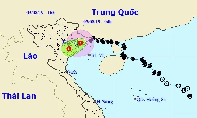 Bão suy yếu thành áp thấp nhiệt đới và đang tan dần