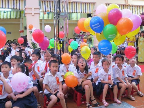 Sở GD-ĐT tỉnh Đồng Tháp kêu gọi không thả bóng bay ngày khai giảng