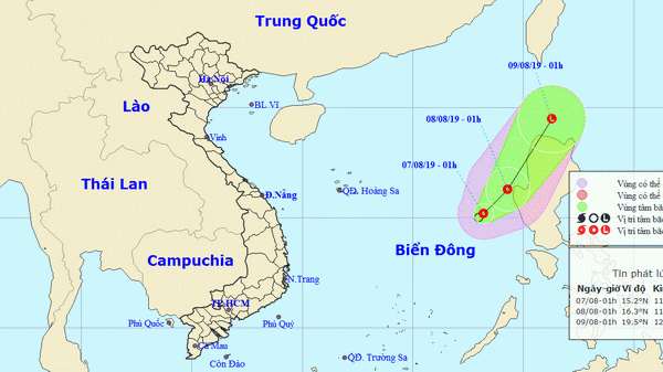 Áp thấp nhiệt đới trên Biển Đông