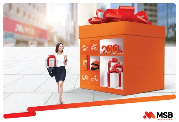 MSB dành nhiều ưu đãi khi mở tài khoản 