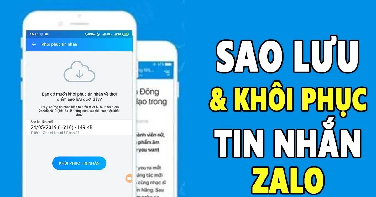 Cách sao lưu và khôi phục tin nhắn zalo trên máy tính và điện thoại thành công 100%