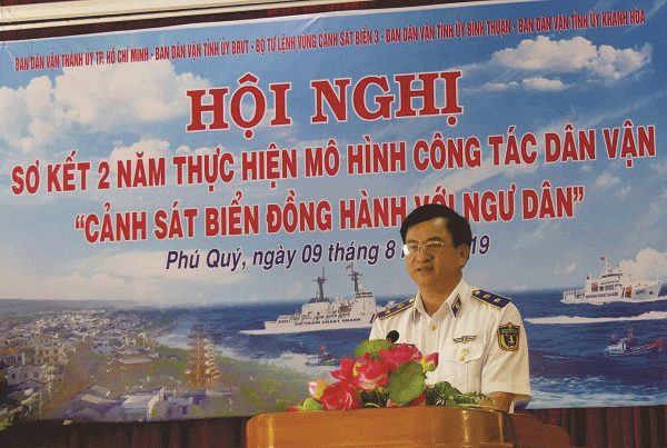 Mô hình “Cảnh sát biển đồng hành với ngư dân” đã góp phần giữ gìn an ninh trật tự an toàn biển, đảo