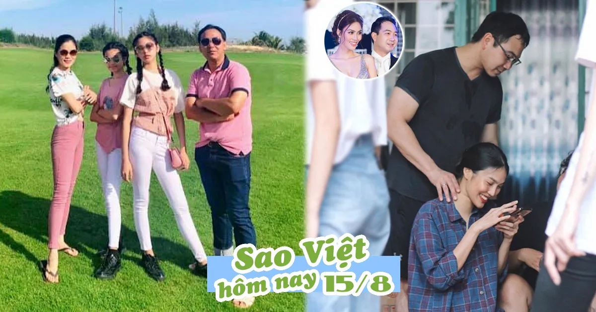 Tin tức sao Việt 15/8: Quyền Linh khoe gia đình chân dài - Ông xã Lan Khuê cùng vợ đi từ thiện
