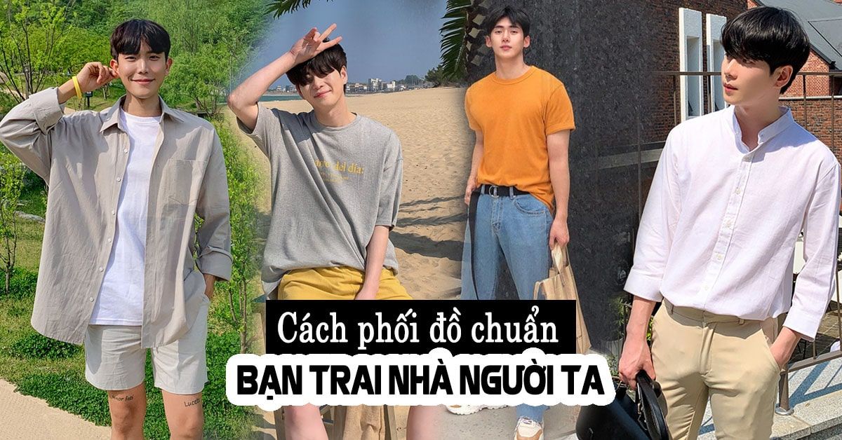 Học trai Hàn cách phối đồ nam tinh tế chuẩn men khiến chị em đổ gục