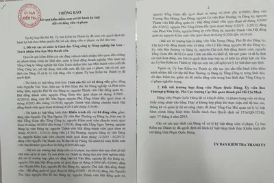 TPHCM thi hành kỷ luật đối với đảng viên vi phạm tại SAGRI và Cục Hải quan TPHCM