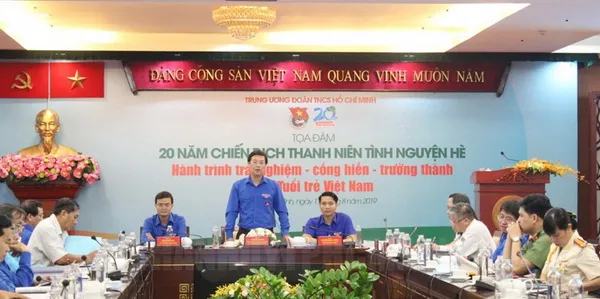 70 triệu lượt thanh niên tham gia Chiến dịch Thanh niên tình nguyện hè