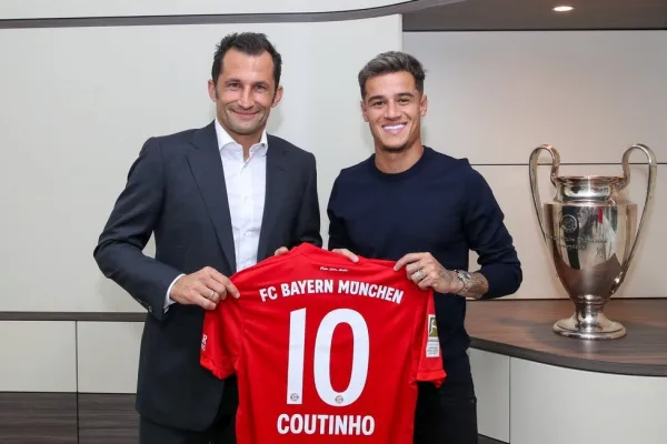Coutinho gia nhập Bayern Munich