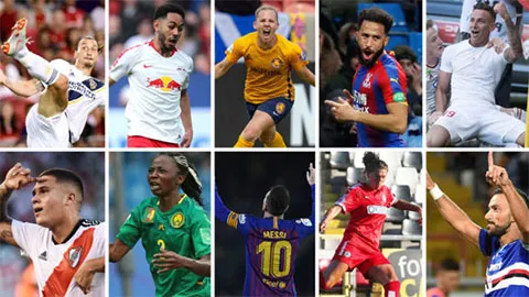 FIFA công bố 10 đề cử giải Bàn thắng đẹp nhất năm 2019