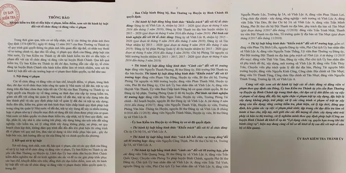 TPHCM: Kỷ luật các tập thể, cá nhân liên quan vi phạm đất đai ở Bình Chánh