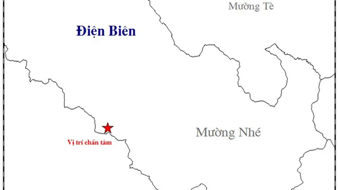 Điện Biên lại xảy ra động đất 