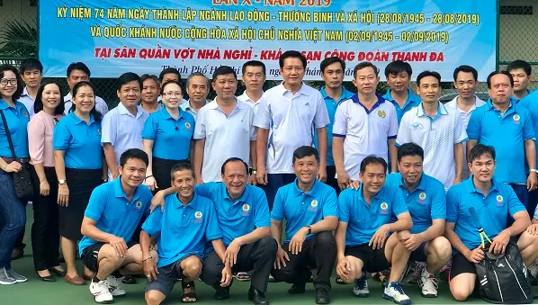Giải quần vợt truyền thống ngành Lao động-Thương binh và Xã hội năm 2019
