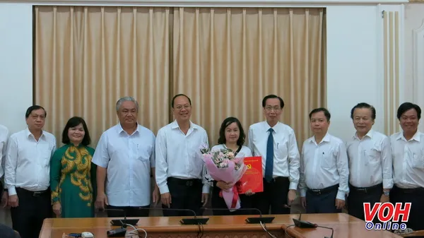 Bà Nguyễn Thụy Tường Linh giữ chức vụ Phó Bí thư Đảng ủy Công ty TNHH MTV Dược Sài Gòn