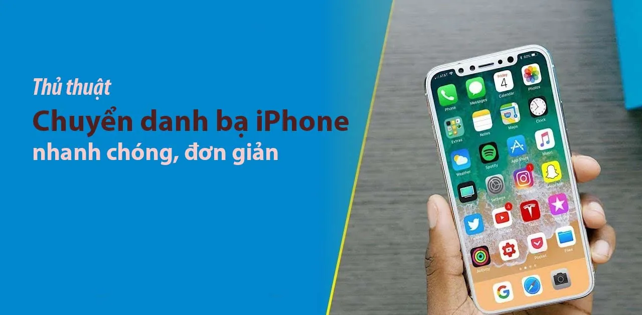 Thủ thuật chuyển danh bạ từ iPhone sang iPhone, từ iPhone sang Android