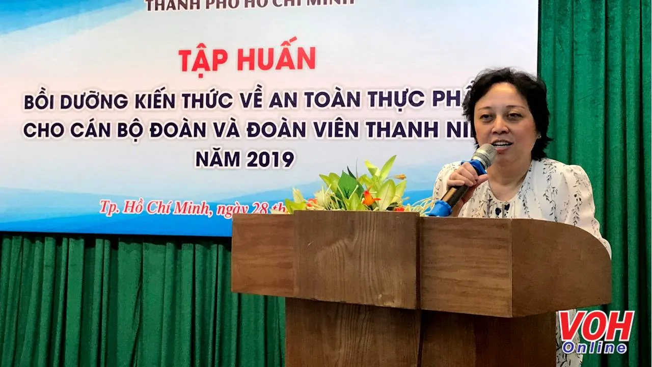 TPHCM tập huấn về an toàn thực phẩm cho cán bộ Đoàn và Đoàn viên thanh niên của 24 quận, huyện