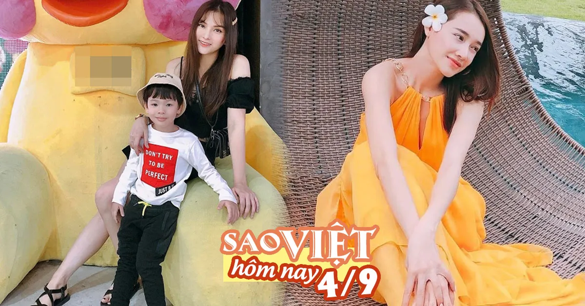 Tin tức sao Việt 4/9: Thu Thủy khoe ảnh cùng con trai - Nhã Phương lộ thân hình gầy gò