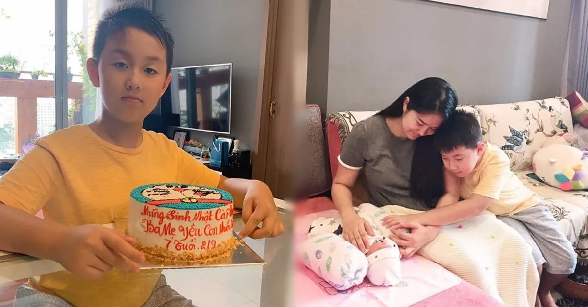 Vừa hạnh phúc chào đón thiên thần mới, Lê Phương đã bịn rịn chia tay con trai vì lý do này