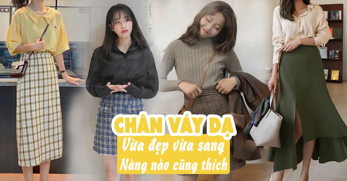 Những kiểu chân váy dạ vừa dễ phối đồ lại vô cùng sang chảnh