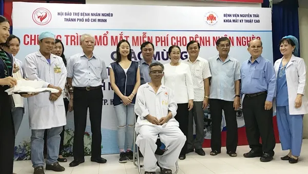 600.000 bệnh nhân nghèo đục thủy tinh thể được phẫu thuật sáng mắt